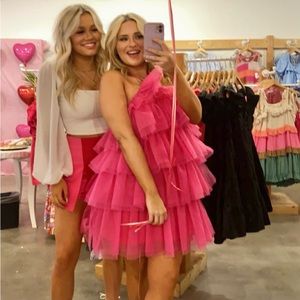 Pink Tulle Boutique Dress